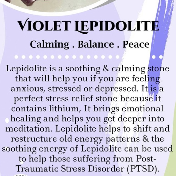 LEPIDOLITE KEY CARVED CRYSTAL CALMING BALANCE PEACE HEALING STONE NEW - Picture 7 of 7